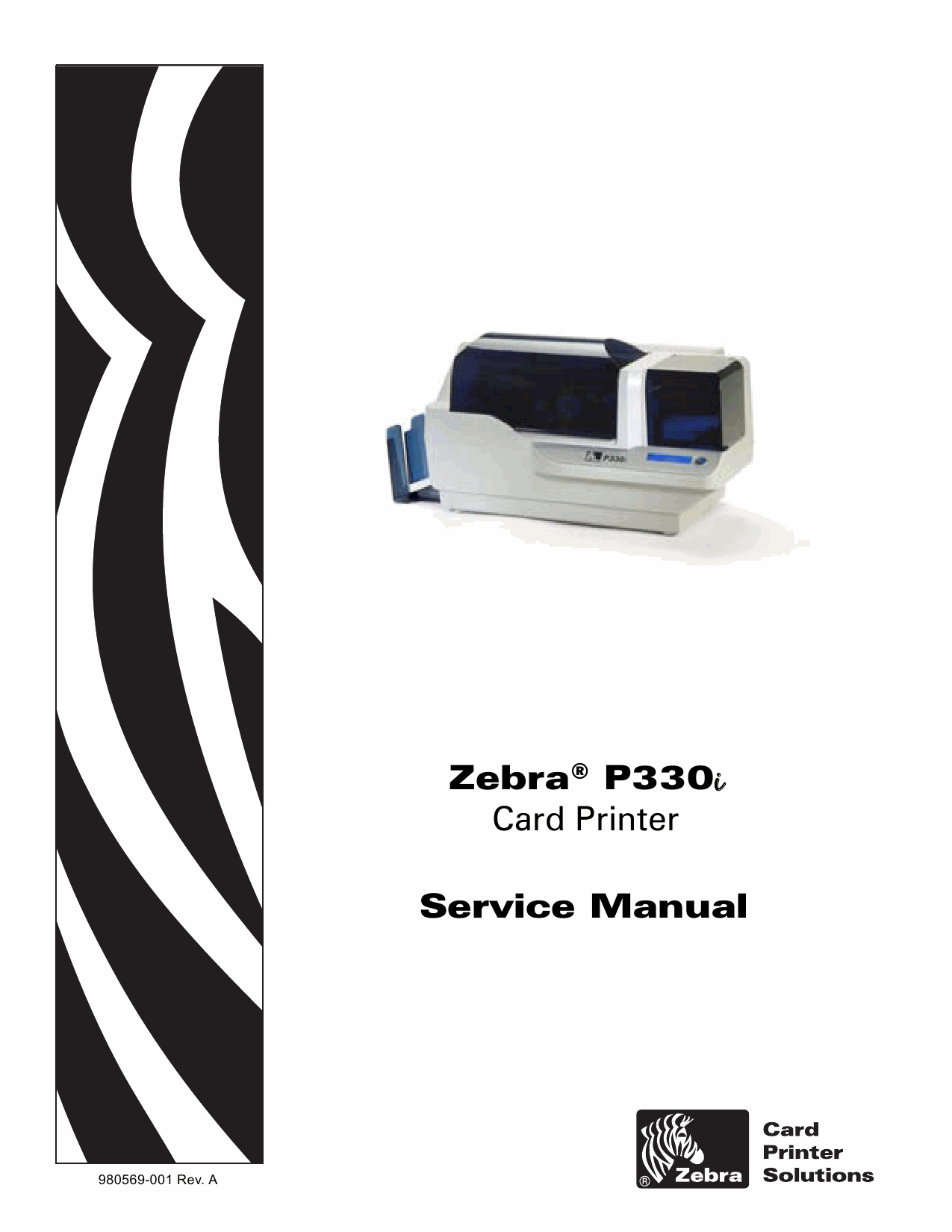 Zebra Label P330i Service Manual-1